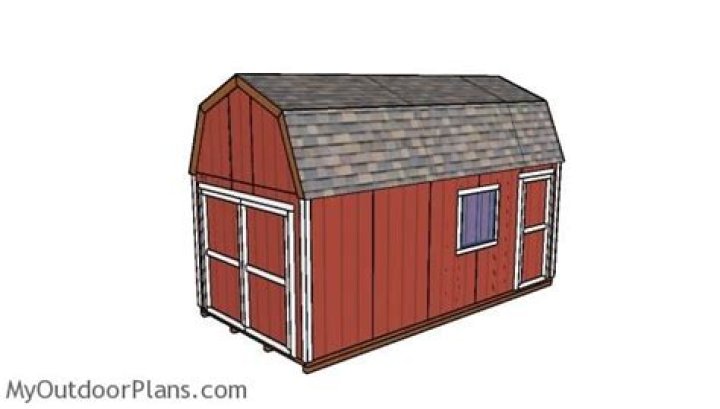 10x20 Gambrel Shed Plans PDF – Easy DIY Construction Guide