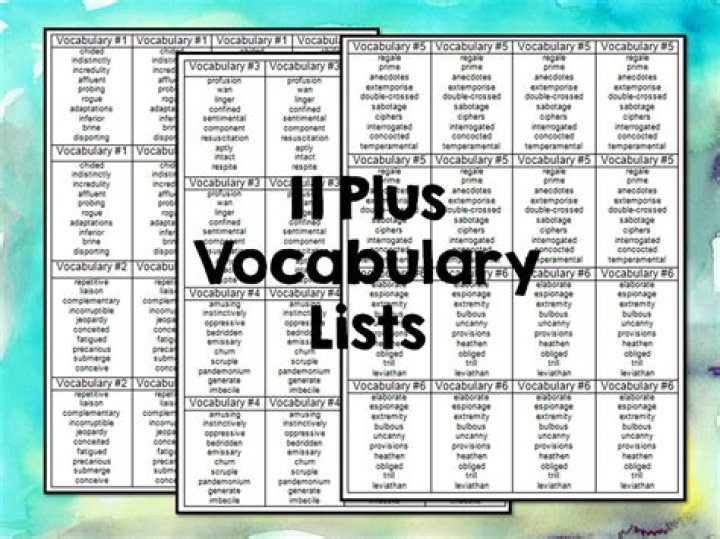 11 Plus Vocabulary Worksheets PDF – Boost Your Child’s Exam Success