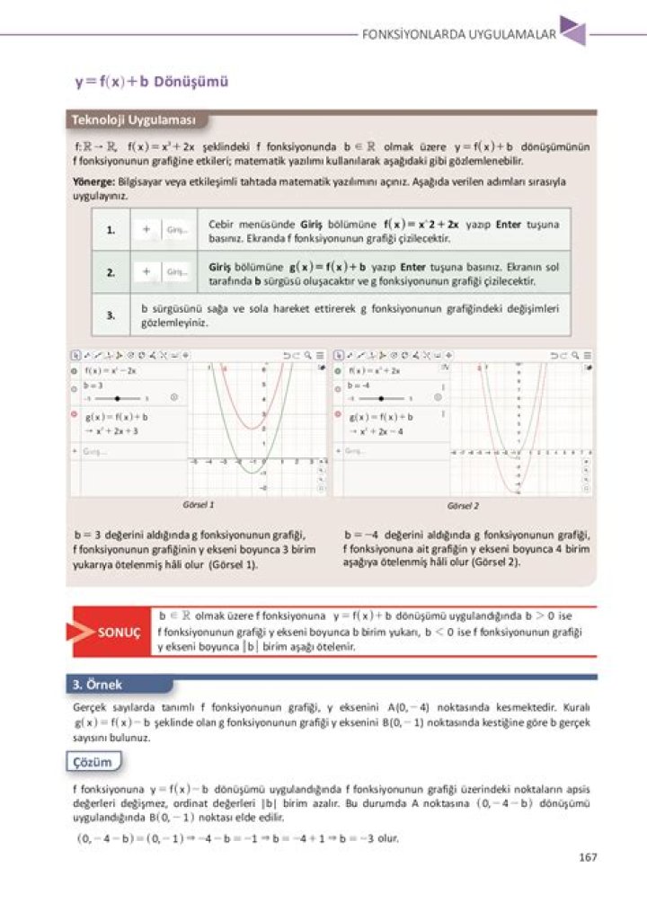 11.sÄ±nÄ±f Fonksiyonları Uygulamaları PDF Test: İyi İş ve Verim Liği