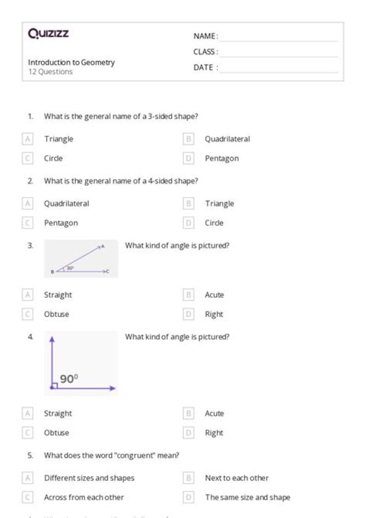 Free 11th Grade Geometry Worksheets PDF – Download Now