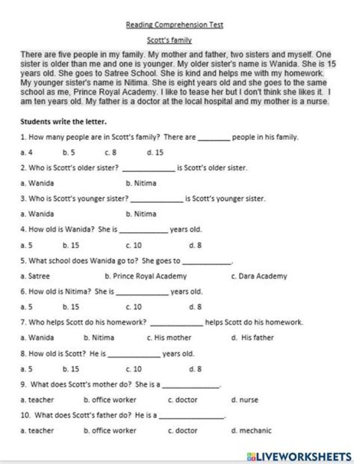 11th Grade Reading Comprehension Test PDF – Practice & Prep