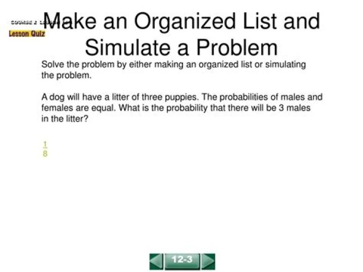 How to Create an Organized List and Simulate a Problem PDF in 12.3 Steps