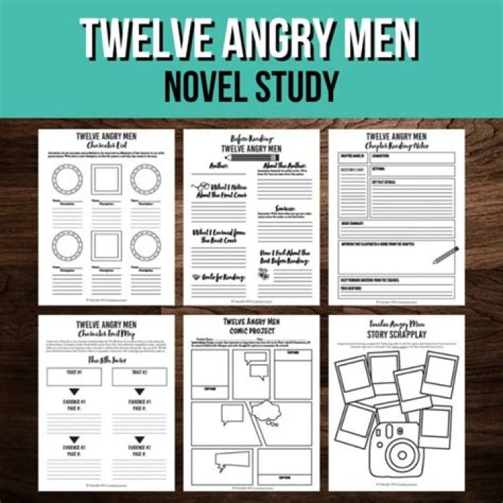 12 Angry Men Worksheets PDF: Lesson Plans & Analysis Activities