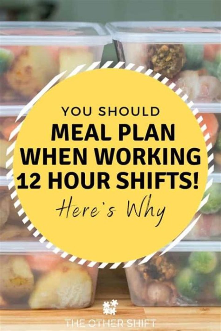 12-Hour Shift Meal Plan PDF: Fast & Nutritious Meals for Night Shifts
