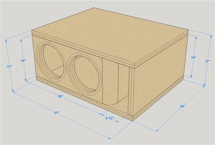 12-inch Ported Subwoofer Box Plans PDF – Full DIY Design