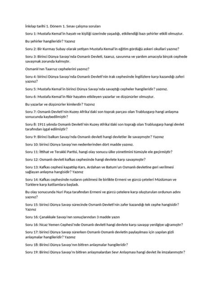 12. Sınıf Ink İlap Tarihi 1. Ünite Test PDF