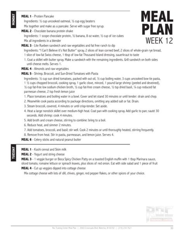 12-Week Diet Plan PDF Free Download – Lose Weight Effectively