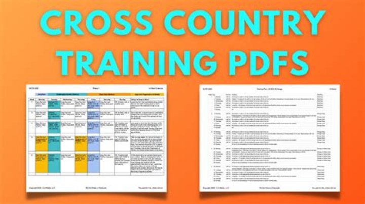 12-Week High School Cross Country Training Plan PDF: Boost Endurance & Performance