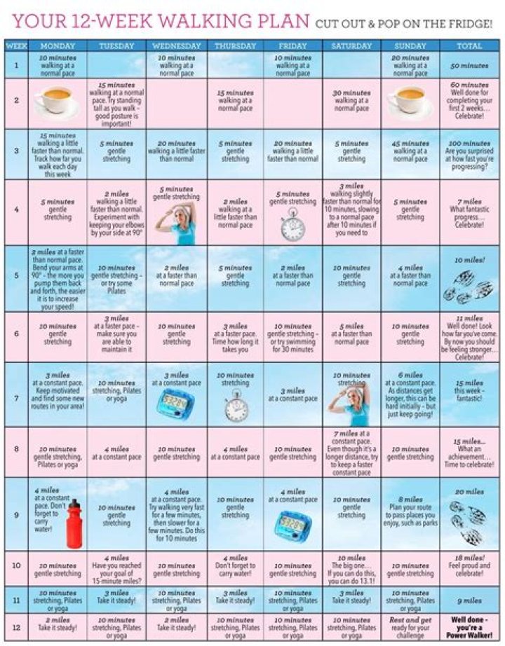 12-Week Walking Plan PDF: Step-by-Step Guide to Fitness