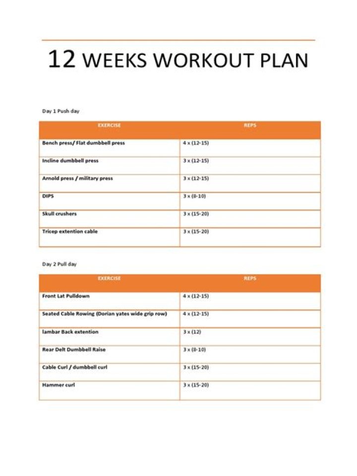 12-Week Workout Plan PDF – Build Strength & Stamina Fast