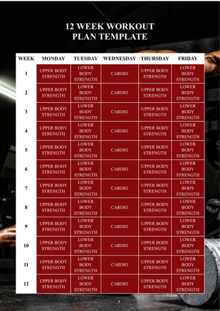 12-Week Workout Plan to Get Ripped PDF – Get Strong & Lean Fast