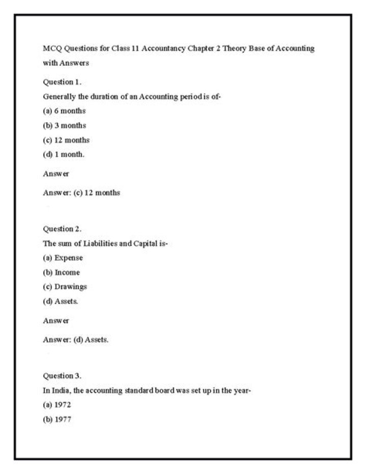 12th Accountancy Question Bank PDF – Full Exam Practice & Solutions
