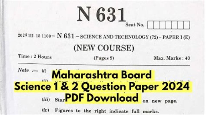 12th Arts Question Paper Maharashtra Board PDF Download Now