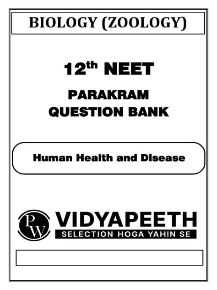 12th Biology Question Bank PDF – Perfect Exam Prep