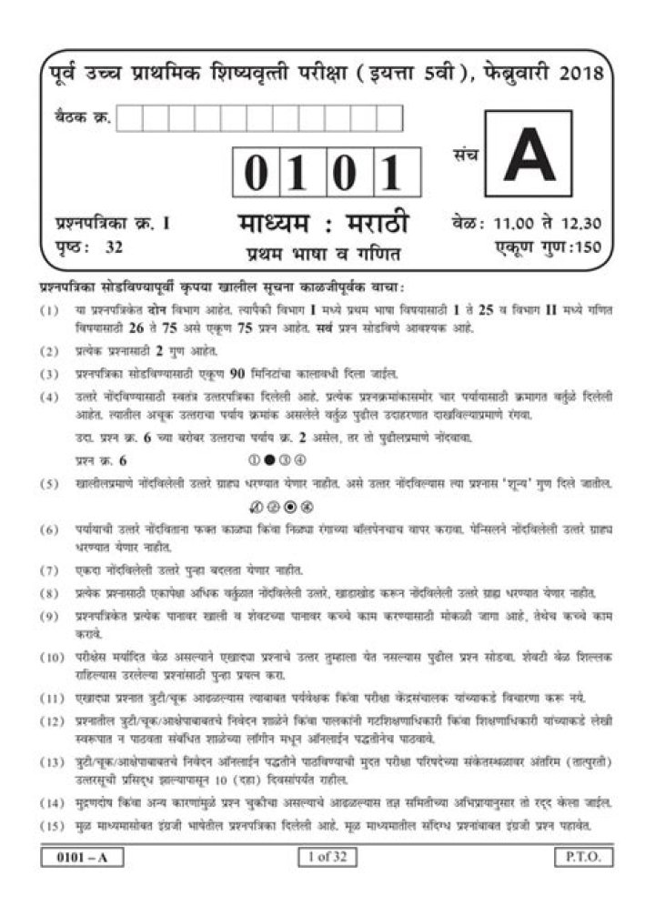 12th Marathi Question Paper 2017 PDF Download – Free Exam Papers