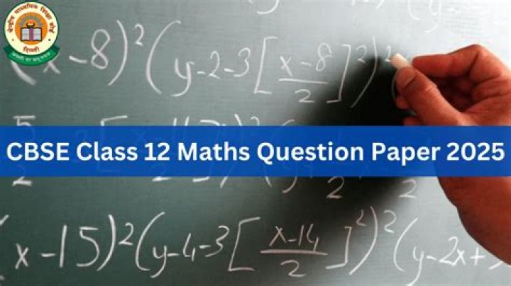 12th Maths Question Paper 2025 PDF – Download Full Exam PDF