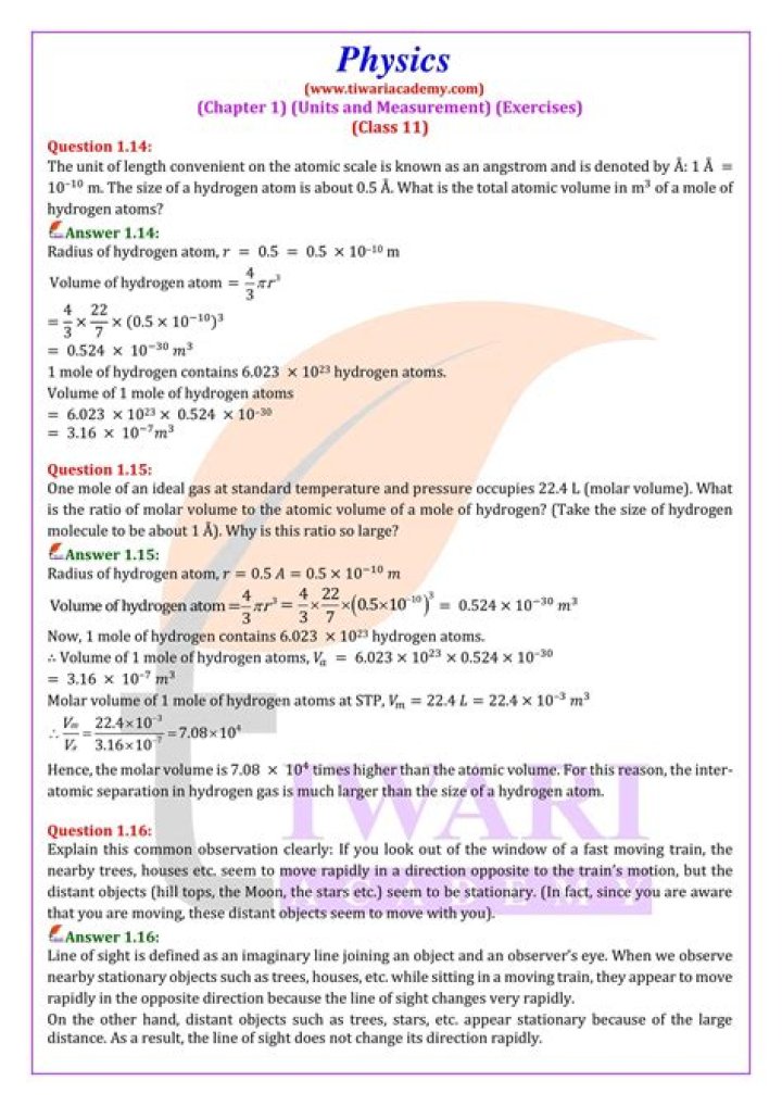 12th Physics Important Questions with Answers PDF Download – Study Guide