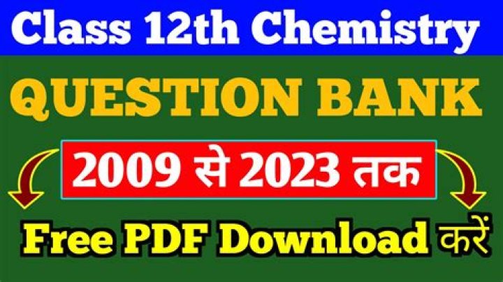 Download Free 12th Question Bank PDF for Exam Prep