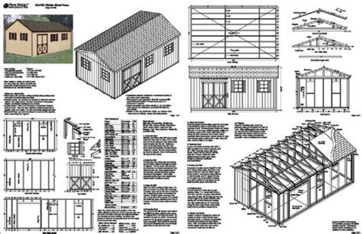 12x20 Shed Plans PDF – Easy DIY Construction Files