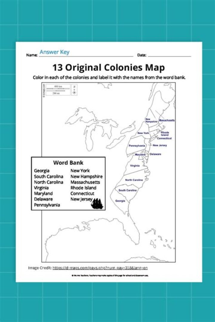 13 Colonies Worksheet PDF for APUSH: Essential Study Guide