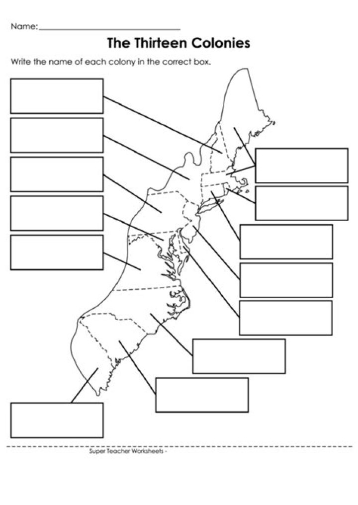 13 Colonies Worksheet PDF Free – Download Instant History Lesson