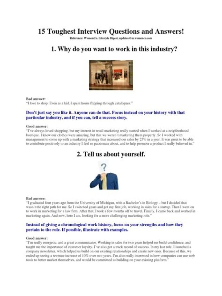 15 Toughest Interview Questions & Answers PDF – Master Your Next Interview