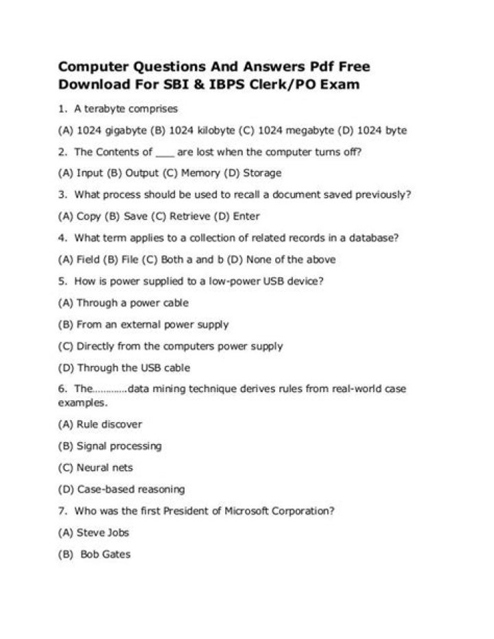 1500 Essential Computer Questions PDF: Expert Guide & Answers