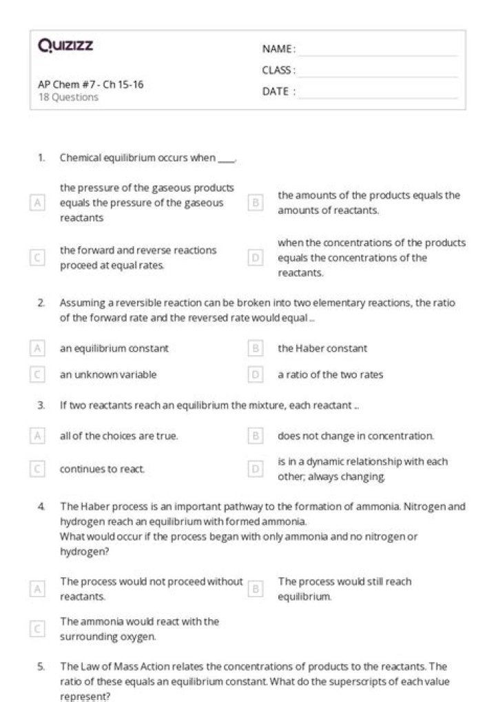 16 Aqueous Ionic Equilibrium Review Questions & PDF Study Guide