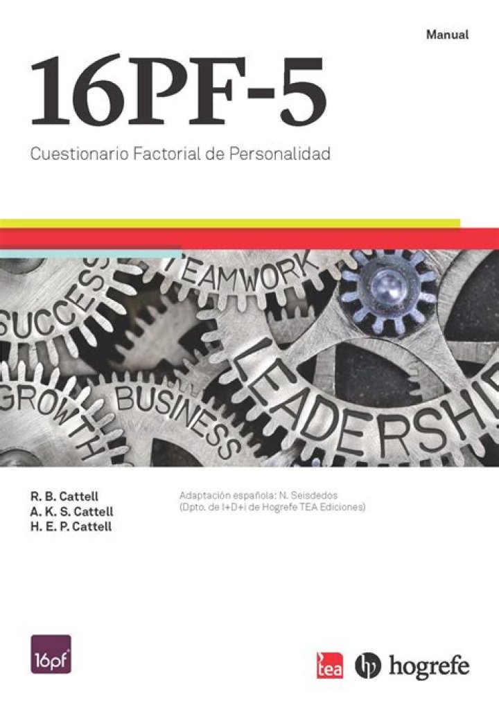 16 PF Test de Personalidad Cuadernillo PDF – Evaluación Psicológica Completa