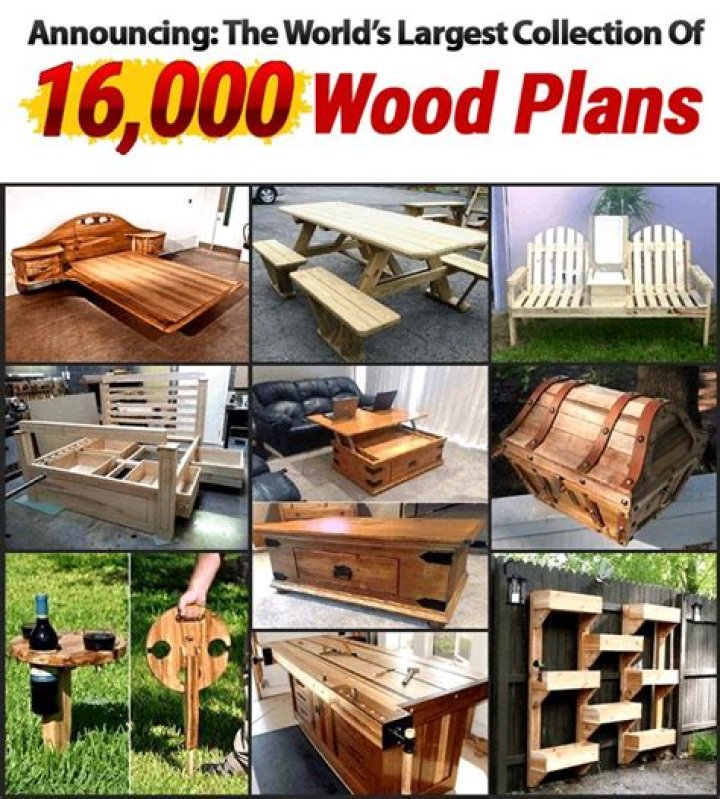 Free 16,000 Woodworking Plans PDF – Download Step-by-Step Projects