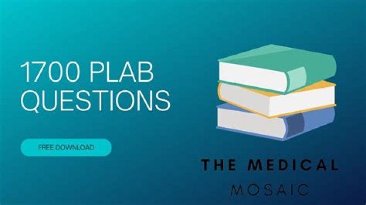 1700+ Comprehensive PLAB PDF Exam Questions for Medical Students