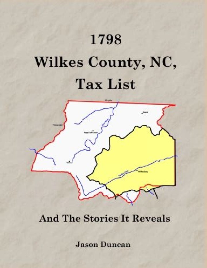1779 Wilkes County NC Tax List PDF – Official Historical Records