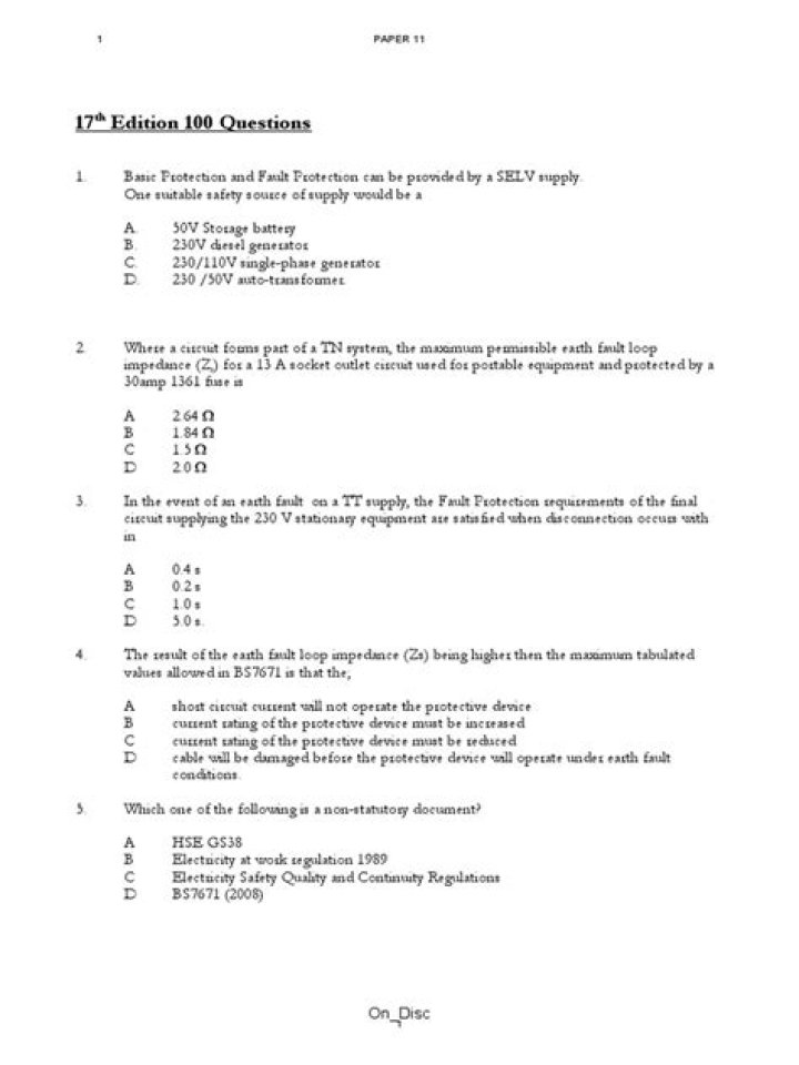 17th Edition Exam Questions PDF – Practice Tests & Answers