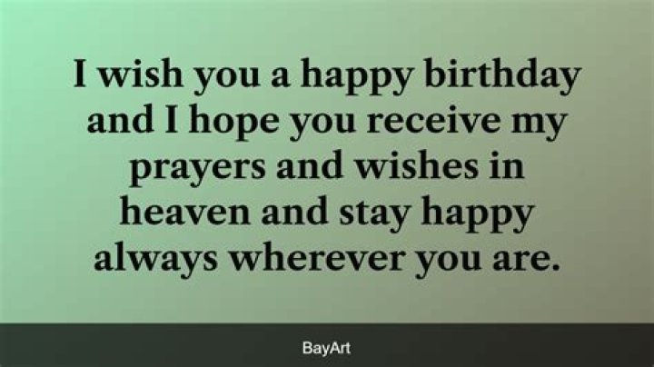 182+ PROFOUND Happy Birthday in Heaven Quotes & Wishes BayArt