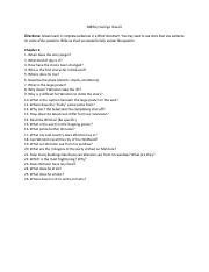 1984 Chapter 1 Study Guide & Key Questions PDF