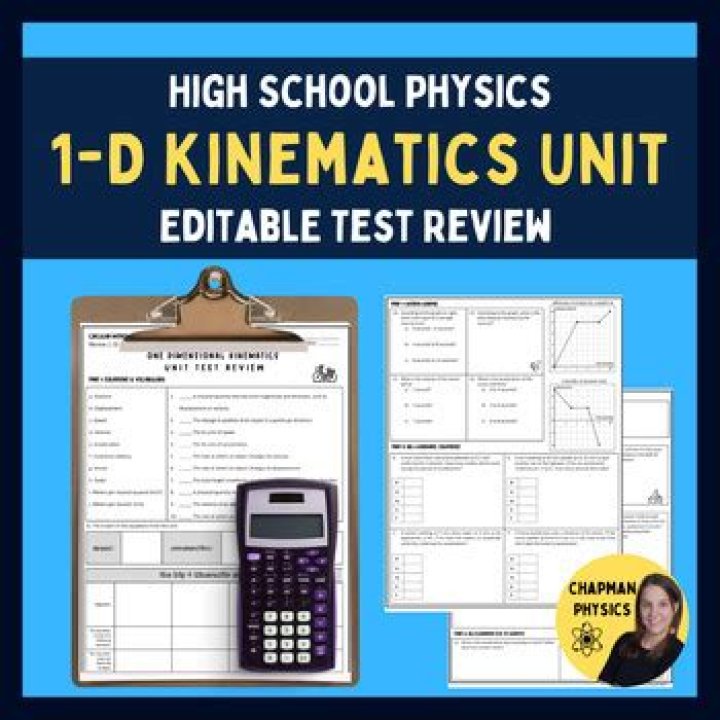 1D Kinematics Worksheet for AP Physics – Free PDF Download
