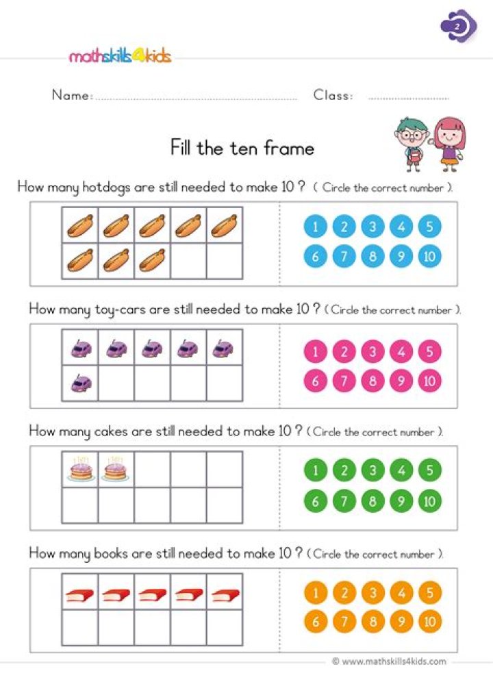 1st Class Maths Worksheet PDF – Instant Download for Excellent Results