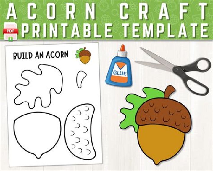 Free 1st Grade Acorns to Oaks Worksheet PDF – Instant Printable Learning Activity