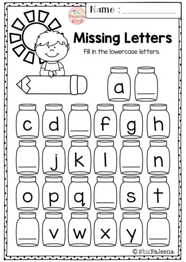 Free 1st Grade Alphabet Worksheets PDF for Early Learning