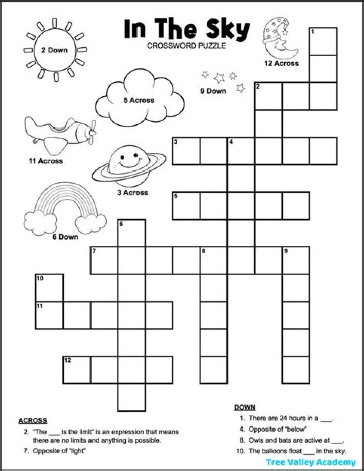 Free 1st Grade Crossword Worksheets PDF for Easy Learning