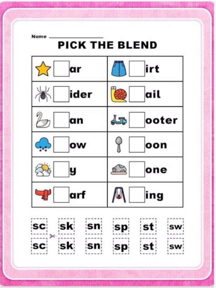 Free 1st Grade English Worksheets PDF – Instant Download