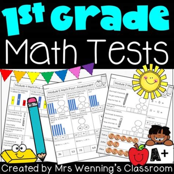 Free 1st Grade Math Tests PDF – Instant Download