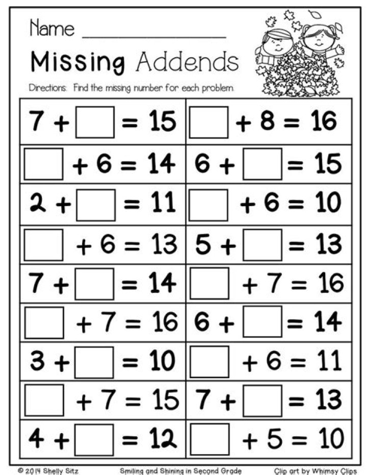 1st Grade Math Worksheet Packet PDF – Free Downloadable Worksheets