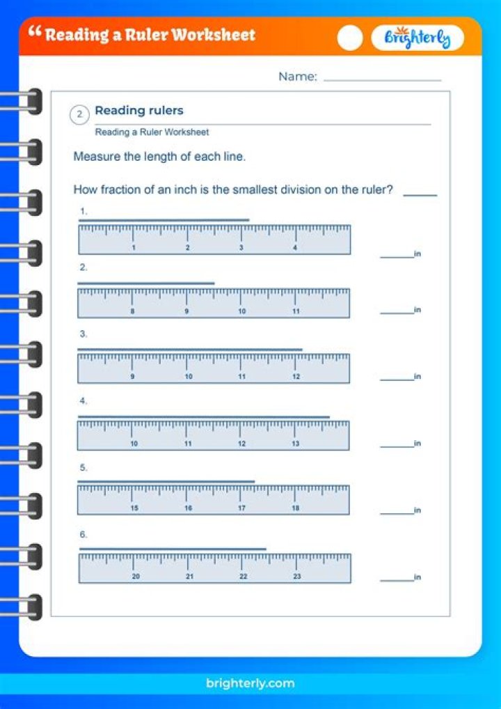 Free 1st Grade Math Worksheets PDF with Ruler for Easy Learning