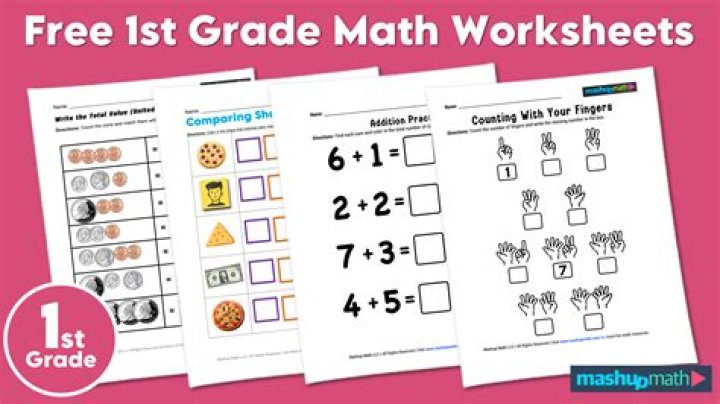 1st Grade Math Worksheets PDF Sideays for Free Download