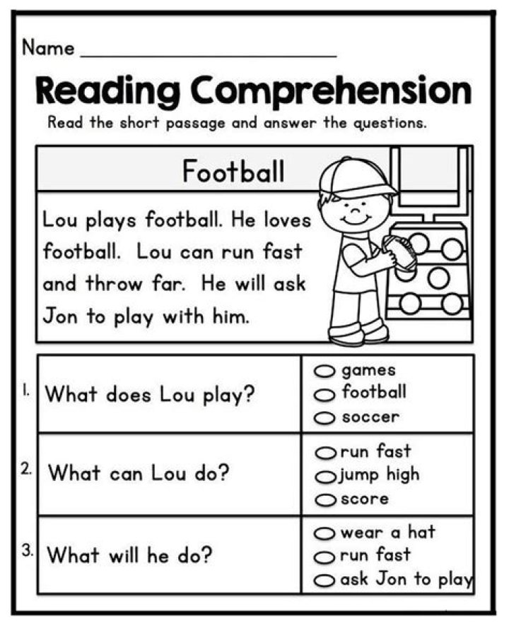 1st Grade Reading Worksheet PDF – Free Printable Worksheets