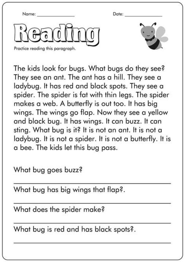 1st Grade SAT Reading Practice Test PDF – Instant Download