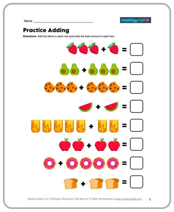 1st Grade Math Worksheets PDF – Free Printable Worksheets for Early Learning