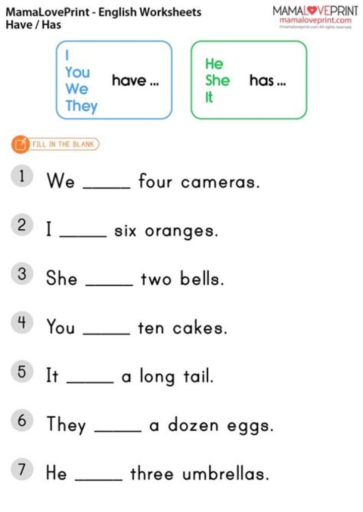 1st Grade English Worksheets PDF: Printable Learning Activities