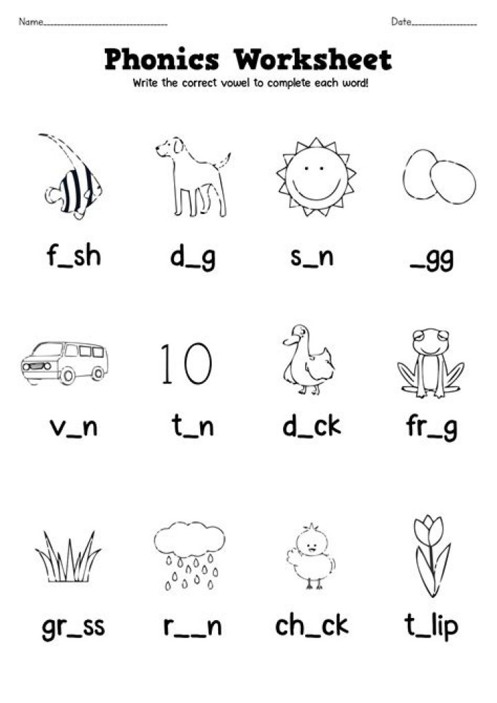 Free 1st Grade Worksheets PDF – Download Now
